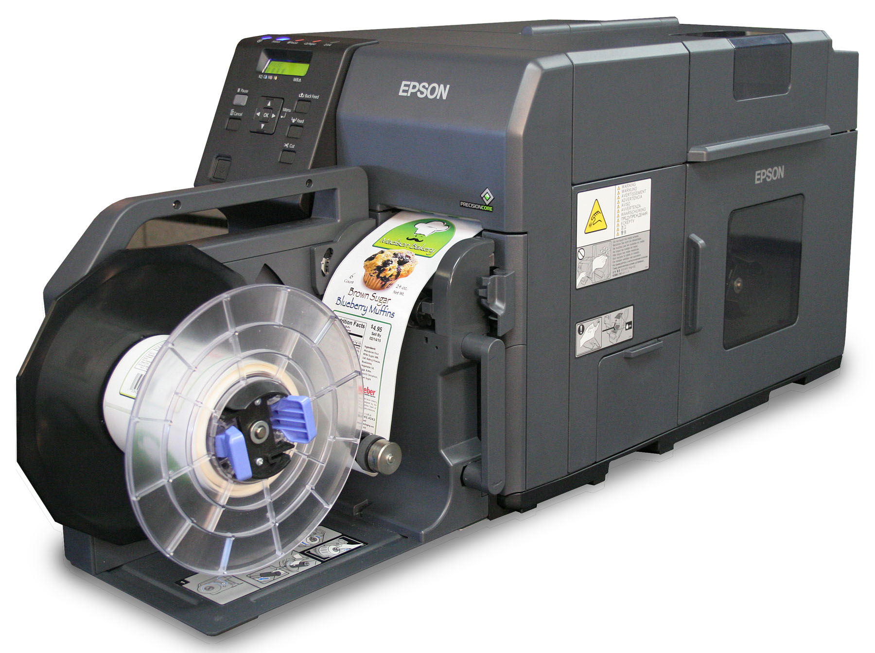 Epson C7500 label printer